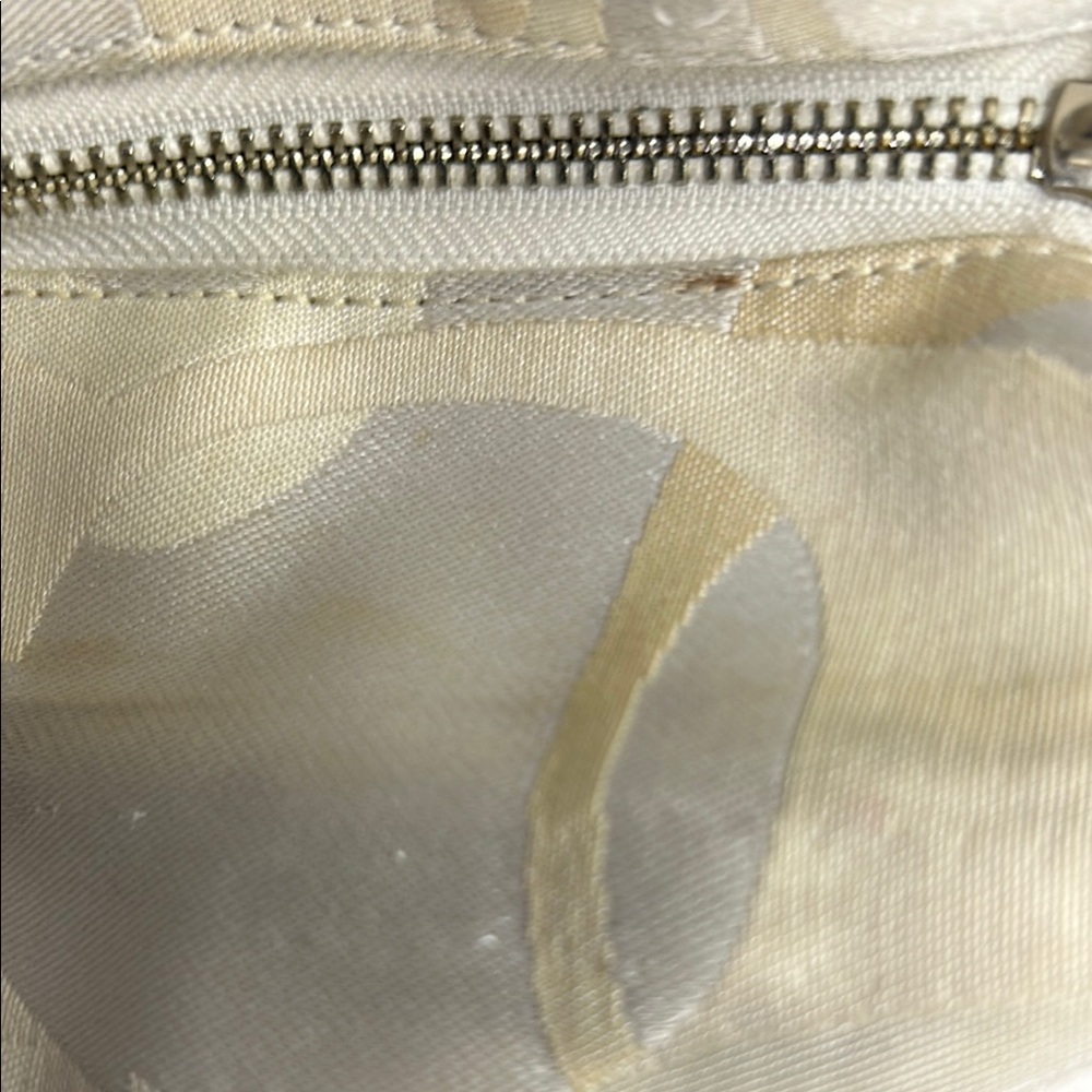 Coach Cream and Tan Shoulder Bag with Leather Accents - Picture 7 of 11